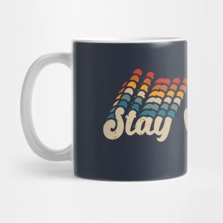 stay weird vintage retro Mug